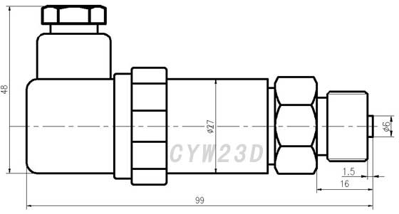 CYB23D外形圖 CYB23D外形圖